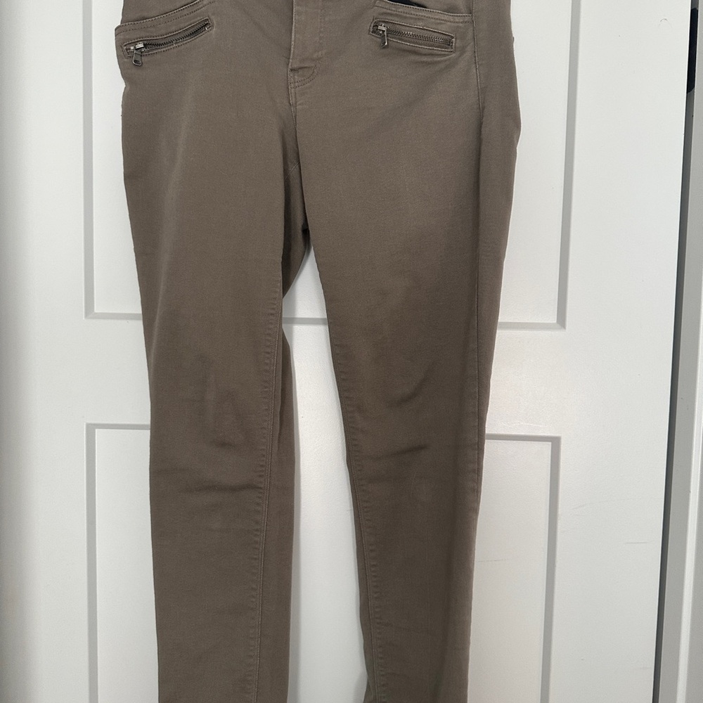 DEMOCRACY ‘Ab Technology’ Tan Jeans-Size 6